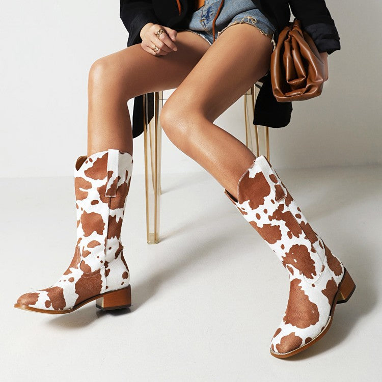 Coachella Ankle Boots Autumn and Winter Chunky Heel Retro