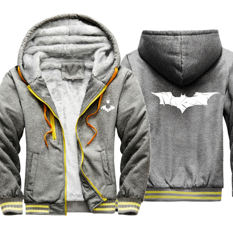 Batman Hoodie Sports Velvet Padded Thickened Sweater