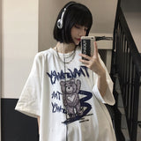 Harajuku Clothing Men's Tshirt Classic Shirts Summer Vintage Printed Casual round Neck Short Sleeves T-shirt for Men