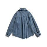 Men Shacket Long Sleeve Autumn Shirt Autumn Shirt Casual Loose Fashion Pocket