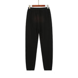 Fog Essentials Pants Spring and Autumn Fog Simple Pure Color Washed Terry Casual Trousers for Men and Women