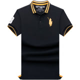 USPA Shirts Cotton Men's Short-Sleeved T-shirt Polo Shirt