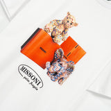 Palm Angels Short Sleeve Men's and Women's High Street Fashionable Palm Angels Angels Bear Letter Printed T-shirt Half Sleeve