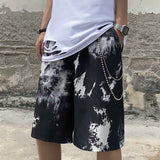 Harajuku Clothing Men's Casual Shorts Summer Retro Casual Pants Men & Women Trendy Wide Leg Pants