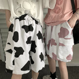 Harajuku Clothes Casual Shorts Men's and Women's Loose Sports Casual Pants