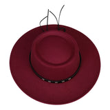 Cam Newton Hats Fall/Winter Flat-Top Hat Woolen Hat Panama Fedora Hat