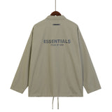 Fog Essentials Coats Autumn Multi-Line Reflective Laser Letters Casual Jacket Coat Men and Women Same Style