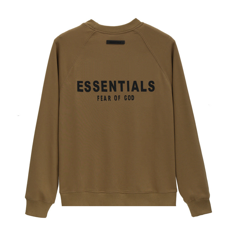 Fog Fear of God Sweatshirt Letter Crew Neck Sweater Men's and Women's Jacket