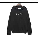 Autumn And Winter Green Lightning Arrow Pattern Hooded Sweater For Men And Women