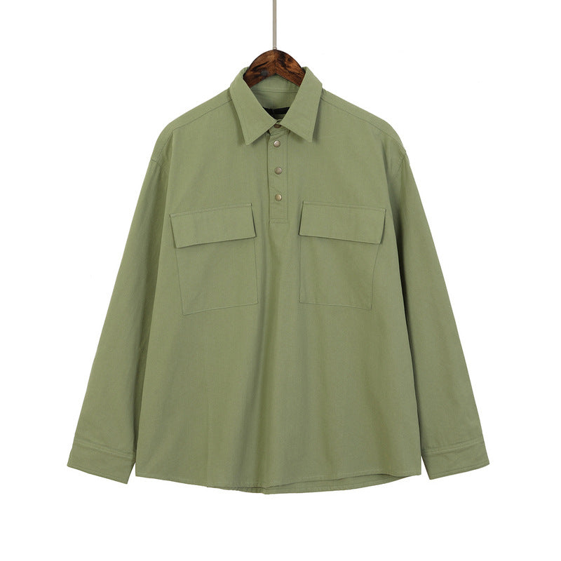 Fog Fear of God Coat Season 7 Casual Long-Sleeved Shirt Fog Men and Women Couple Jacket Shirt