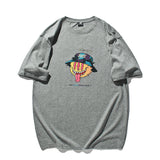 Men T Shirt Summer Casual Tops Men's Clothes Summer Wear Vintage Men's round Neck Short Sleeve Casual Loose Cartoon Printed T-shirt