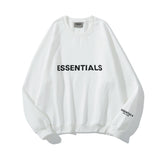 Fog Fear of God Sweatshirt Essentials Chest Letter Crew Neck Brushed Hoody Loose Bottoming Shirt
