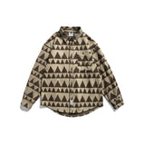 Men Shacket Long Sleeve Autumn Shirt Autumn Vintage Long Sleeve Shirt Corduroy Shirt Pure Cotton Coat