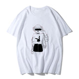 Anime Tshirts Aesthetic Men's Shirt Short Sleeve T-shirt Men's Summer Loose Anime Short Sleeve