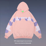 Men Fall Outfits Love Heart Embroidered Hoodie Loose Couple's Tops