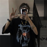 Harajuku Clothing Men's Tshirt Classic Retro Shirts Summer Printed T-shirt Men's and Women's Tops