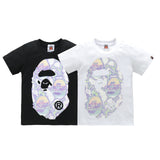 A Ape Print for Kids T Shirt Printed Lightning Medium Short Sleeve T-shirt