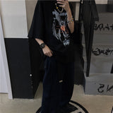 Harajuku Clothing Men's Tshirt Classic Retro Shirts Summer Printed T-shirt Men's and Women's Tops