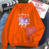 Kuromi Hoodie Goth Clow M Harajuku Style Loose Sweater Women's Long-Sleeved Top