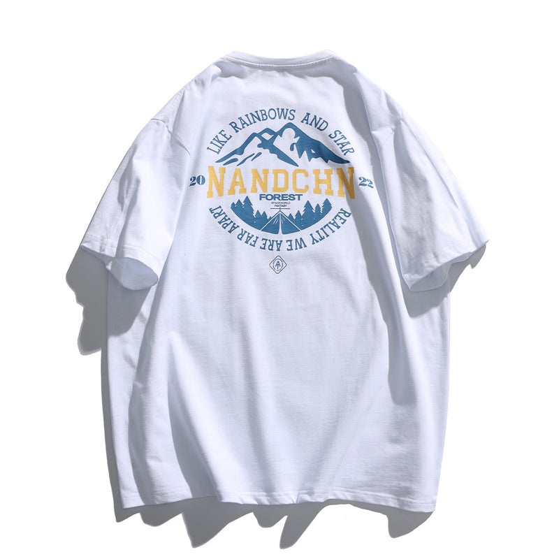 2022 Summer Man T Shirt Printed Loose