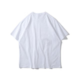 Men T Shirt Summer Casual Tops Letter Print Short-Sleeve T-shirt Men's BF round Neck Half Sleeve Street Fashion Loose Half Sleeve
