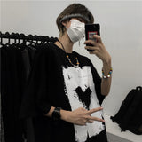 Harajuku Clothing Men's Tshirt Classic Retro Shirts Summer Printed Loose Short Sleeve T-shirt Men's and Women's Tops