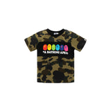 A Ape Print for Kids T Shirt Camouflage T-shirt Cartoon Men and Women Short Sleeve