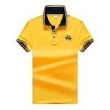 Men Summer Tshirts Casual Polo Shirts Men's Short-Sleeved Polo Shirt Summer Casual Loose Printed Short-Sleeved T-shirt Men's Fashion Brand Half Sleeve Lapel