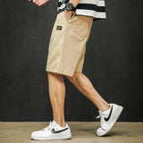 Mens Cargo Shorts Men's Summer Simple Leisure Shorts Men's Fifth Pants Cotton Straight Men's Shorts