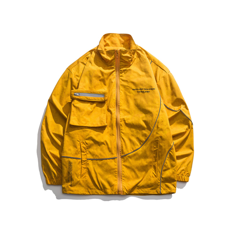 Men's Spring Overalls Jacket Men's Large Size Retro Sports Baseball Uniform Men's Korean-Style Student Coat Trendy Men Jacket