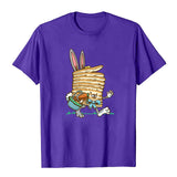 Mens Easter Shirts Printed Round Neck