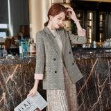 Women Pants Suit Uniform Designs Formal Style Office Lady Bussiness Attire Black Loose Leisure Professional Suit Suit for Women