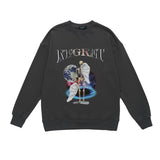 Men Fall Outfits Vintage Oversize Sweater Pullover Couple's Tops