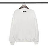 Fog Essentials Long Sleeve round Neck Neck Sweatshirt Back Polyline Reflective Letter Crew Neck Pullover Thickened Sweatshirt