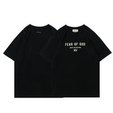 Fog T Shirt Spring/Summer Pullover Men's and Women's Same Style Short Sleeve fear of god