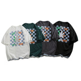 Men T Shirt Summer Casual Tops Men's Clothes Summer Wear Vintage Men's round Neck Short Sleeve Casual Loose Letter Printed T-shirt