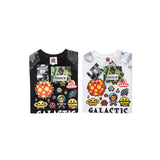 A Ape Print for Kids T Shirt Tide Brand Children's Clothing Short Sleeve Stitching Hip Hop