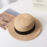 Italian Fedora Hats Straw Hat Sun-Proof Men's and Women's Hats