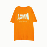 Harajuku Clothing Men's T-shirt Classic Shirts Short Sleeve Letter Print T-shirt Loose Men's and Women's Pullover Top Bottoming