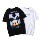 Summer Off Mouse Arrow Short Sleeve Men And Women Youth Casual Tshirt Owt