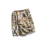 Men Shorts Men's Clothes Summer Wear Vintage Men's Shorts Casual Loose Camouflage Multi-Pocket Work Pants Shorts