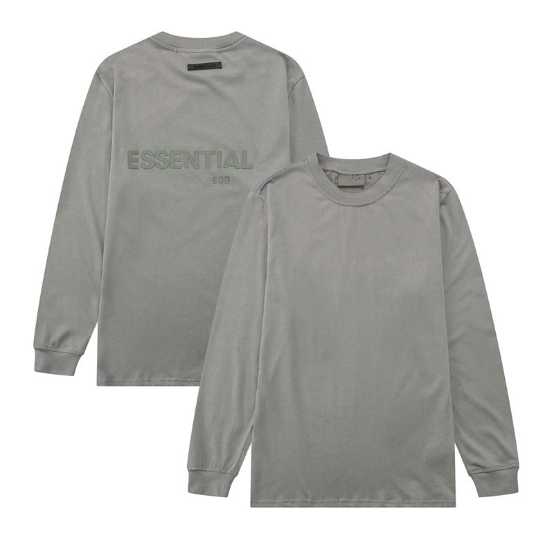 Fog Fear of God Sweatshirt Autumn Three-Dimensional Letter Long Sleeve Men's and Women's T-shirt