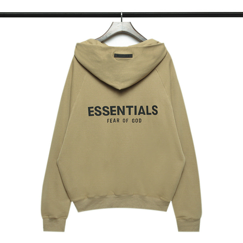 Fog Fear of God Hoodie Letters for Men and Women Couple Hooded Sweater Baggy Coat