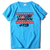 Let's Go Brandon T Shirts Brandon Printed Short-Sleeved T-shirt Women's Bottoming Shirt