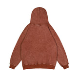 Men Fall Outfits Worn Looking Washed-out Printed Hoodie Oversize Niche Hoodie