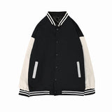 Varsity Jacket For Men Baseball Jackets Baseball Uniform Jacket Coat Loose