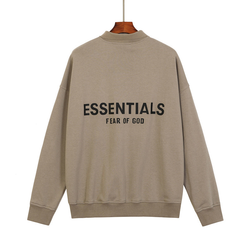 Fog Fear of God Sweatshirt 3D Letter Adhesive Fog Terry Men's Women's Pullover