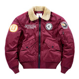 Kanye Bomber Jacket Flight Suit Embroidered Cotton Lapel