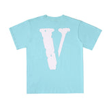 Vlone Men's Top Summer Popular ShortSleeved Tshirt