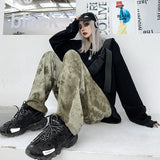Harajuku Clothing Men Classic Retro Pants Straight Leg Pant Vintage High Waist Casual Pants Men and Women Wide Leg Pants Trousers